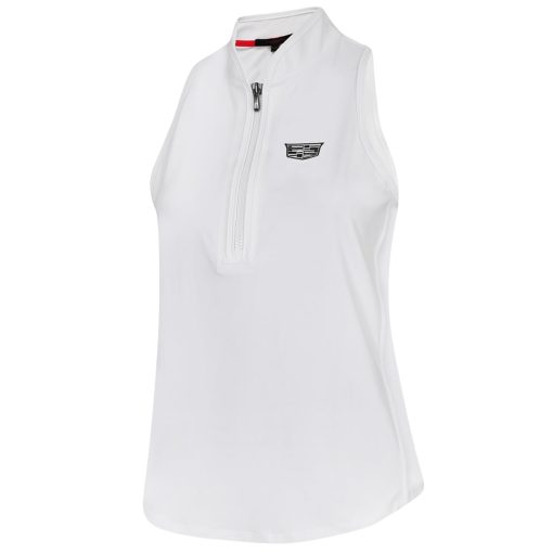 Cadillac Women’s Sleeveless Mock Neck Top - Image 2