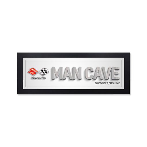 Corvette Generation 3 Man Cave Framed Art