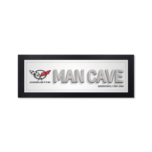 Corvette Generation 5 Man Cave Framed Art