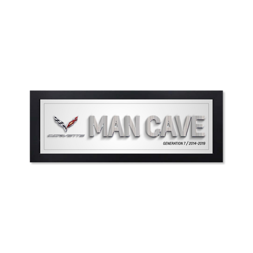 Corvette Generation 6 Man Cave Framed Art