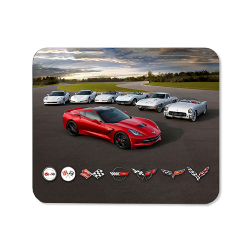 Corvette Generations C1-C7 Mouse Pad