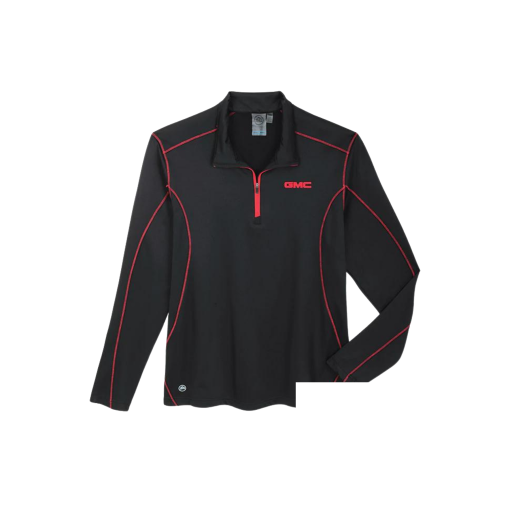 GMC Black/Red Quarter Zip Jacket