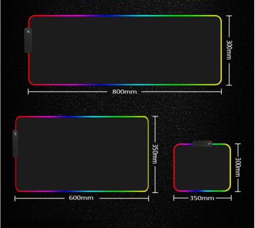 RGB Mouse Pad Luminous Mouse Pad Led Mouse Pad - Image 4