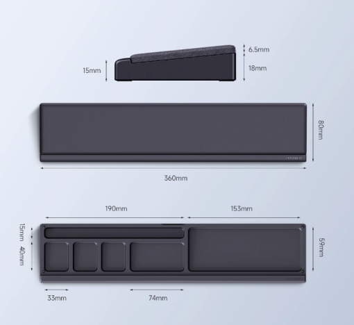 Keyboard Support Mouse Wrist Pad Desktop Storage Box - Image 8