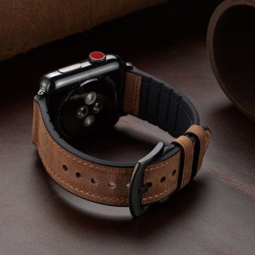 【AG007】APPLE WATCH Leather Strap - Image 3