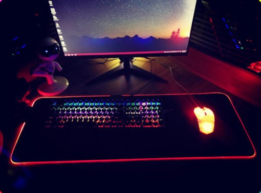 RGB Mouse Pad Luminous Mouse Pad Led Mouse Pad - Image 5