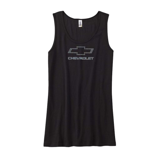 Chevrolet Women's Rhinestud Bowtie Tank Top