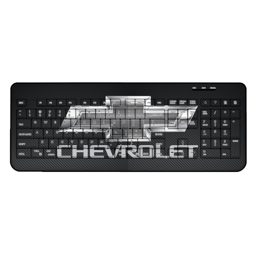 Chevrolet Carbon Fiber Wireless Keyboard