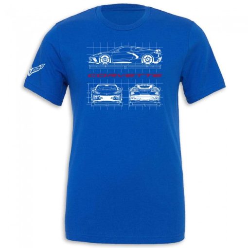 C8 Corvette Blueprint Tee