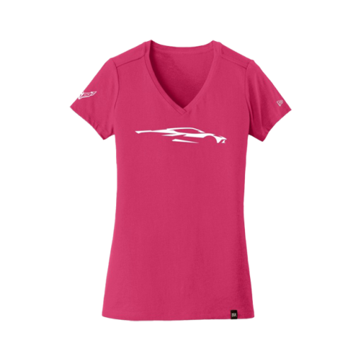 Corvette C8 Women's New Era Blend V-Neck Tee