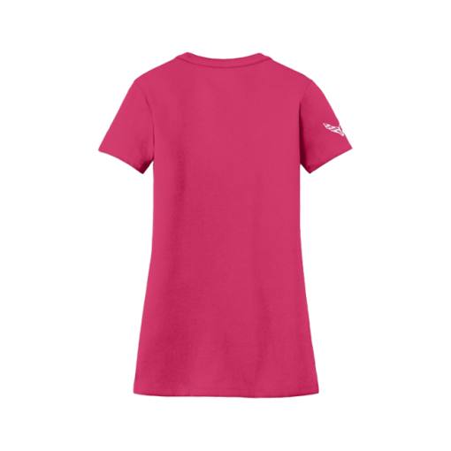 Corvette C8 Women's New Era Blend V-Neck Tee - Image 2