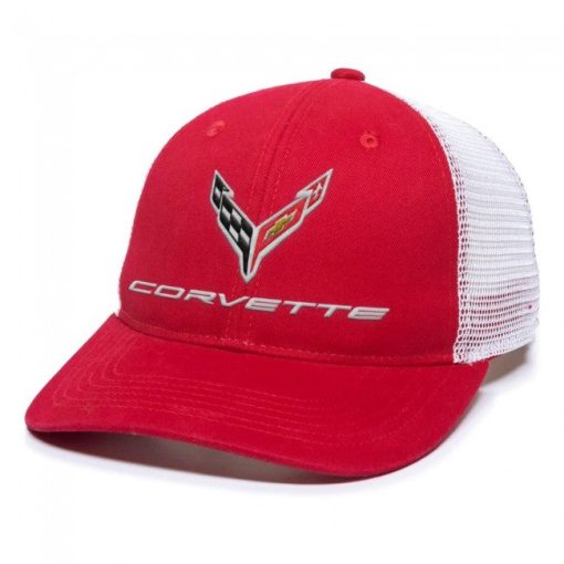 Corvette C8 Ponytail Mesh back Cap - Image 2