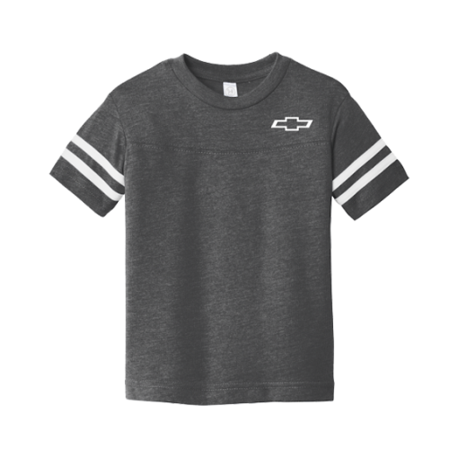 Chevrolet Toddler Striped Sleeve Tee