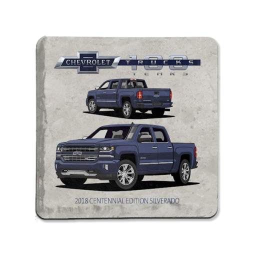 Chevy Trucks 100 Stone Coaster (2018 Centennial Edition Silverado)