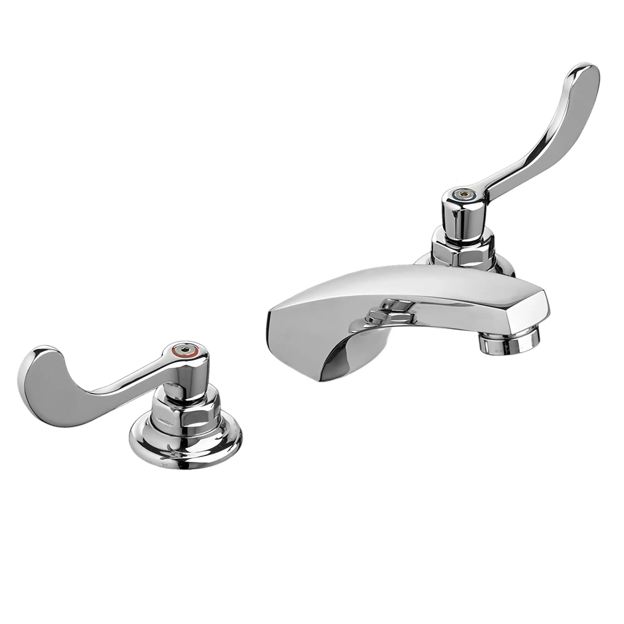 Monterrey 8-Inch Widespread Cast Faucet With Wrist Blade Handles 1.5 gpm/5.7 Lpm With Flexible Underbody - Image 2